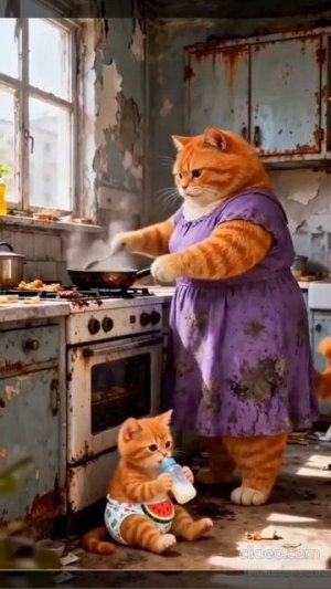 Милый котик 🐱 короткая история успеха 💯