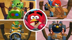 Энгри бердс: все БОССы на гонках 🏎️