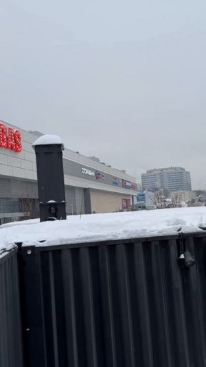 Как ведет себя крыша контейнерного дома в снегопад?