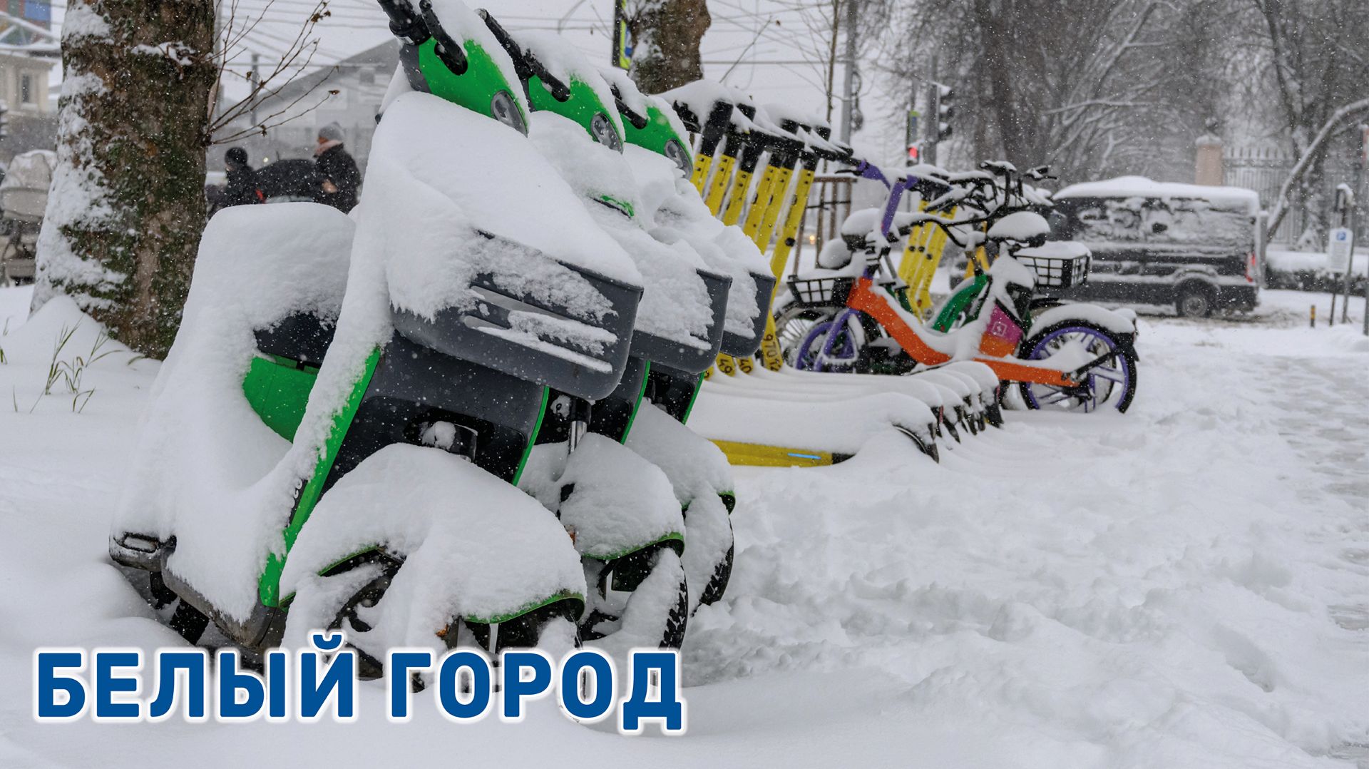 В Краснодар, наконец, пришла зима – настоящая, со снегом смотреть онлайн