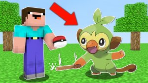 НУБ ПЕРВЫЙ РАЗ ПОЙМАЛ ПОКЕМОНА В Pokemon Shield ! НУБИК ИЗ МАЙНКРАФТ ИГРАЕТ В Pokemon Shield