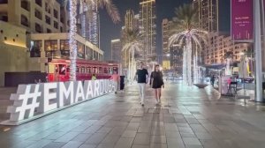 🇦🇪 Дубай, ОАЭ - Рождество в Дубае 2025 🎄 Волшебная ночная прогулка / 2026