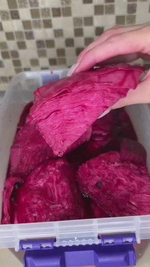 Хрустящая красная капуста