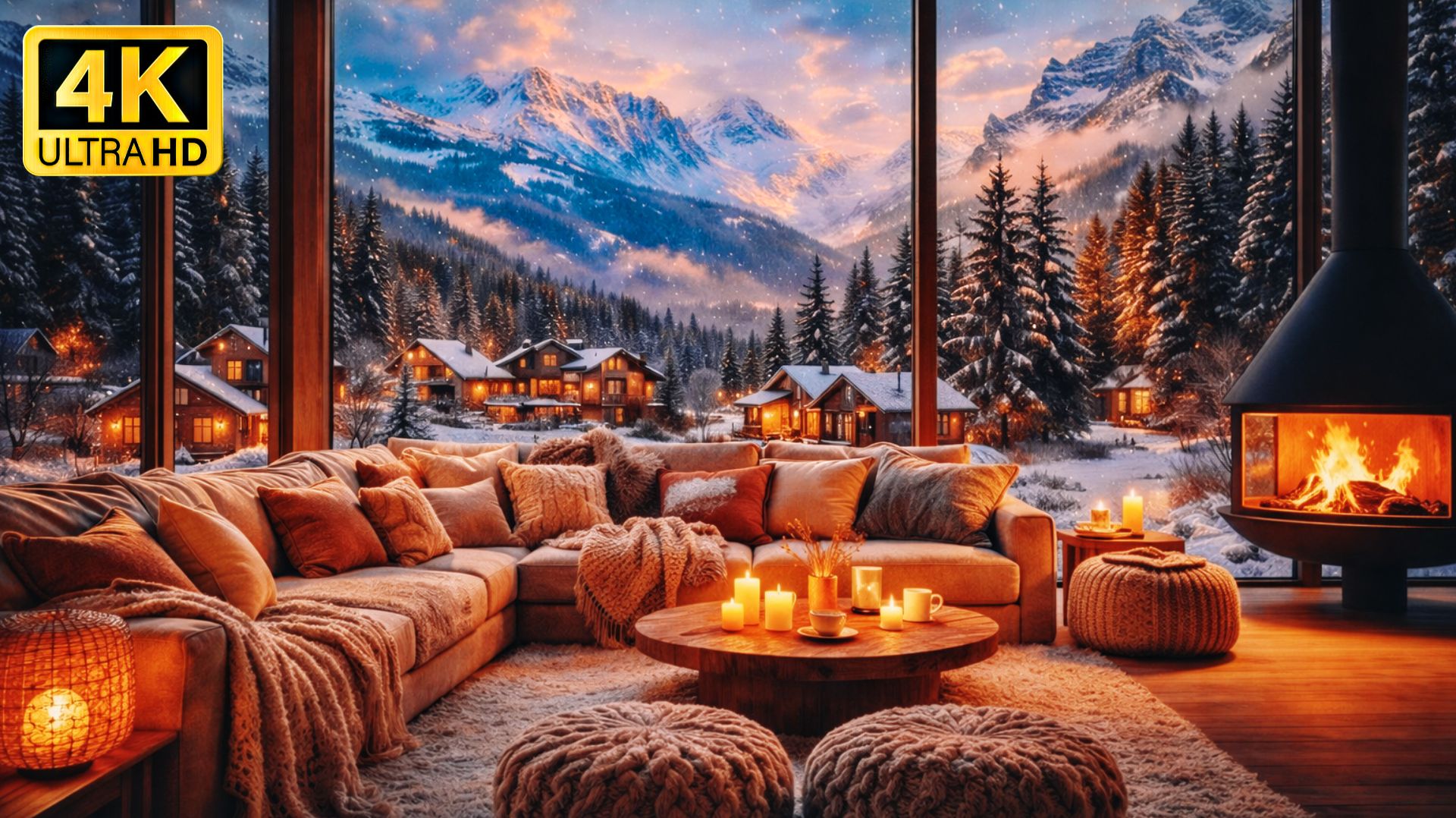 Камин 4K / Звуки Камина / Fireplace смотреть онлайн