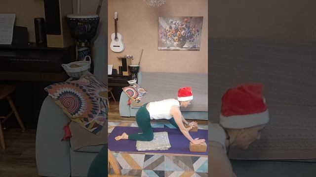 Новогодняя практика приветствия Солнцу