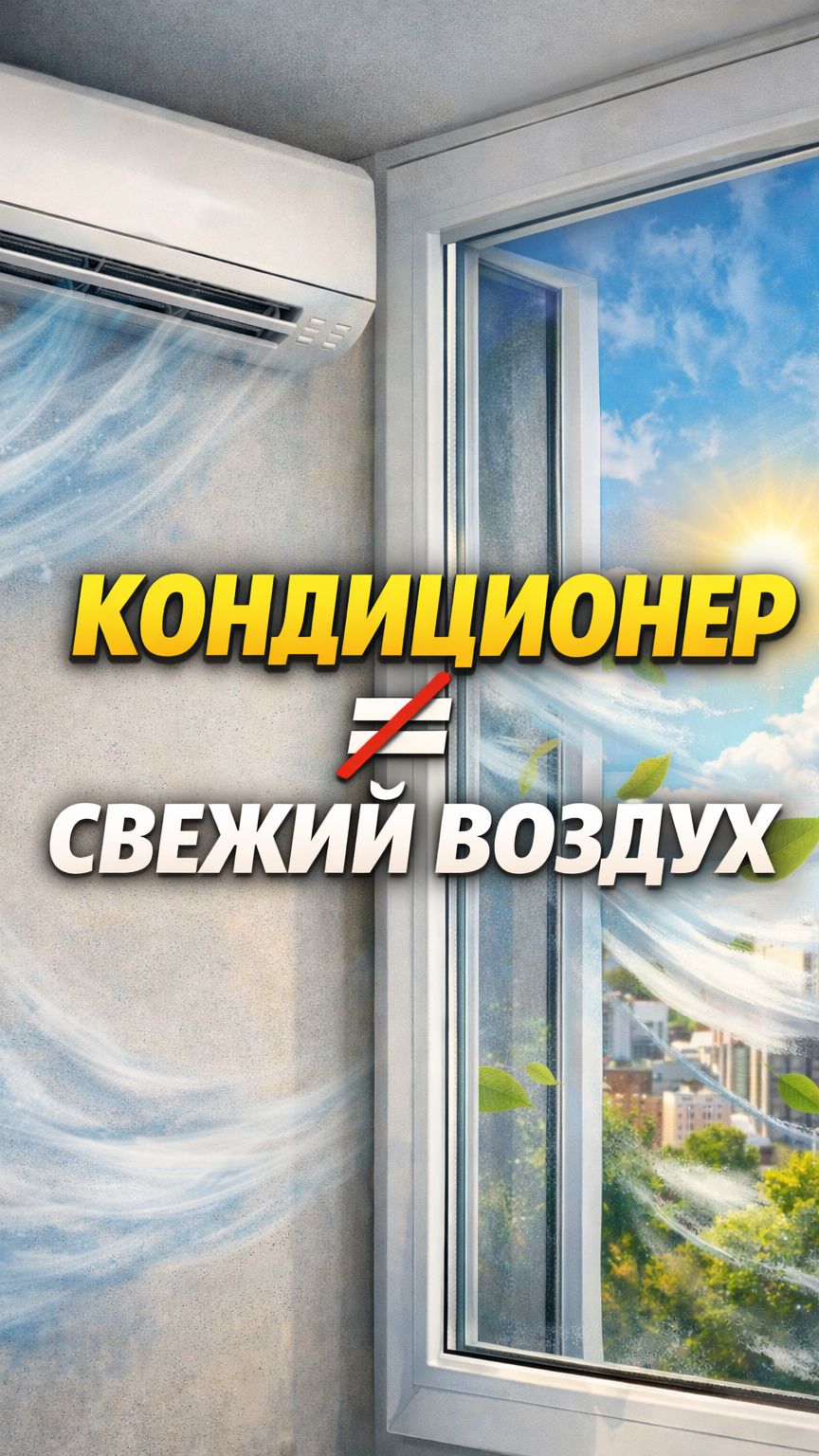 Вот почему кондиционер не дает свежий воздух
