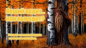 Леший водит... или выводит?