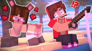 Джей Джей Сестра-ВОЛЧИЦА любит друга на ПЛЯЖЕ?! - Анимация для Майнкрафта