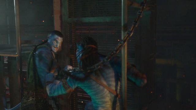 Аватар 2.Джейк убивает полковника. смотреть онлайн