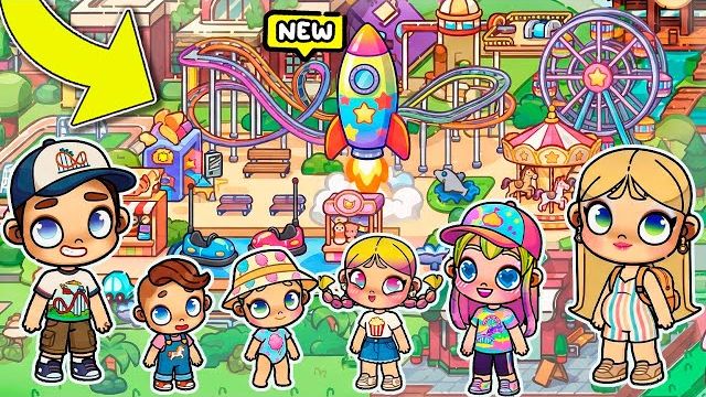 ПАРК АТТРАКЦИОНОВ 🎢🎠🎡 в AVATAR WORLD ИСТОРИЯм💕 РУТИНА СЕМЬИ ОБНОВЛЕНИЕ ВСЕ СЕКРЕТЫ СЕРИАЛ