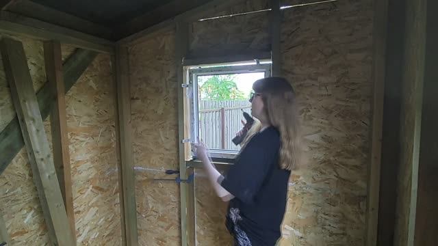 Монтаж окон ПВХ в каркасной мастерской своими руками смотреть онлайн