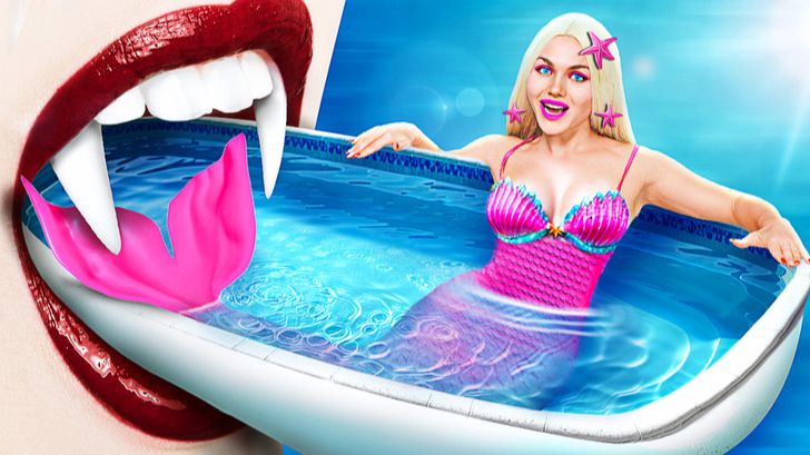 Вампир хочет быть красоткой 😱 Бьюти-советы 🧛♀️💄 смотреть онлайн