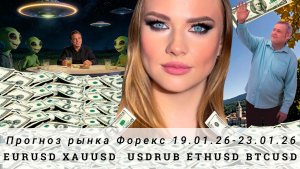 Прогноз Forex 19.01.26-23.01.26 #EURUSD, #XAUUSD, #USDRUB, #ETHUSD, #BTCUSD. Трейдинг с нуля.
