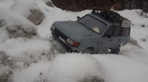 Traxxas trx4 броневик против LC80 на изоленте