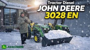 Медитация для мужиков: John Deere с погрузчиком в работе