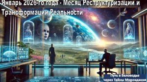 Январь 2026-го года - Месяц Реструктуризации и Трансформации Реальности | Галактическая Федерация