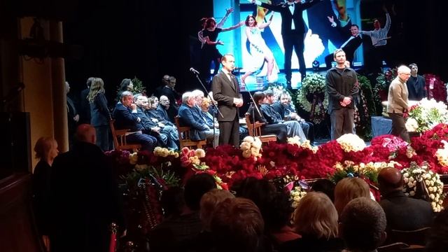 Владимир Машков на церемонии прощания с Игорем Золотовицким 17.01.26