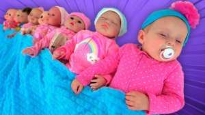 Десять в постели | Детские песни Майи и Маши+Веселые детские песенки для детей