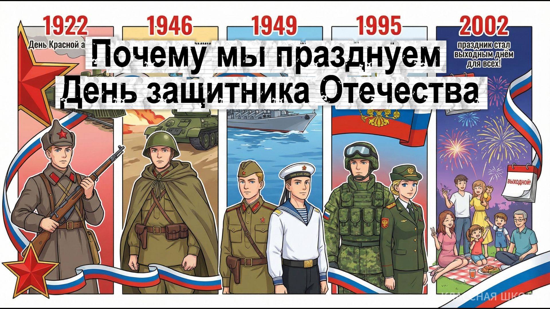 ДЕНЬ ЗАЩИТНИКА ОТЕЧЕСТВА // Почему мы его празднуем? смотреть онлайн