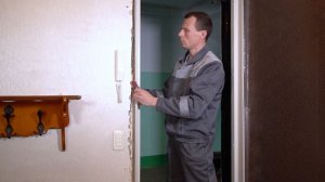 Установка откосов на железную дверь