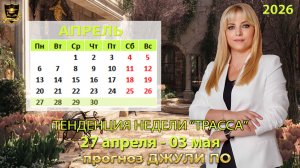 Тенденция недели 27 апреля - 3 мая