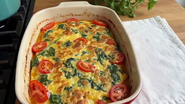 ОМЛЕТ ОВОЩНОЙ В ДУХОВКЕ. Рецепт внутри! С Вас подписка, лайки и комменты! смотреть онлайн