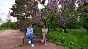 Сирень в Ботаническом саду МГУ часть 3