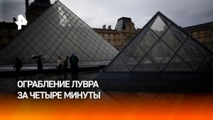 Во Франции показали кадры ограбления Лувра за 4 минуты