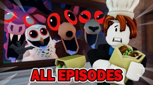 НОЧНАЯ СМЕНА В ПИЩЕВОМ КИОСКЕ В ИГРЕ «99 НОЧЕЙ В ЛЕСУ»! (Все эпизоды) Анимация Roblox