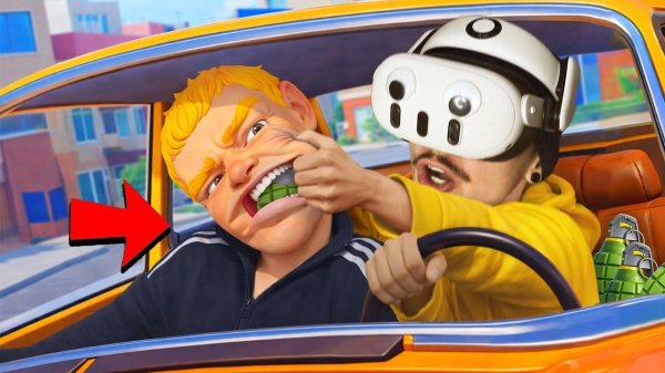 Кормлю ГРАНАТАМИ Плохих Клиентов в ТАКСИ! (TAXI DRIVER VR)