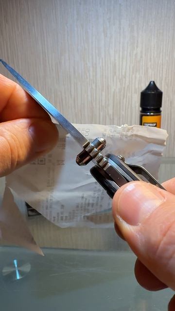 Результат работы камня Тиб (Кирилл Судаков) сталь AUS-8