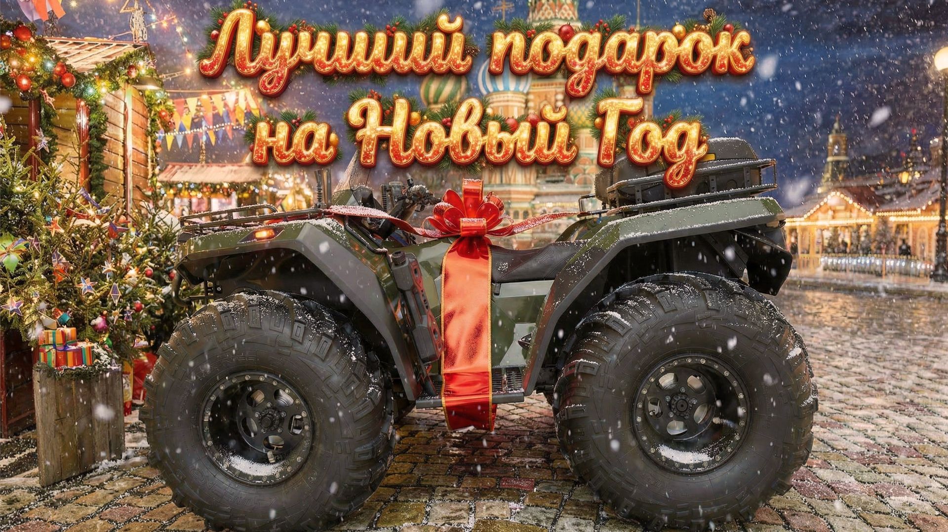 Такой подарок дарят раз в жизни: квадроцикл Уран Ультра в центре Москвы смотреть онлайн