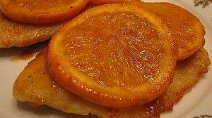 Рыба под апельсиновым соусом