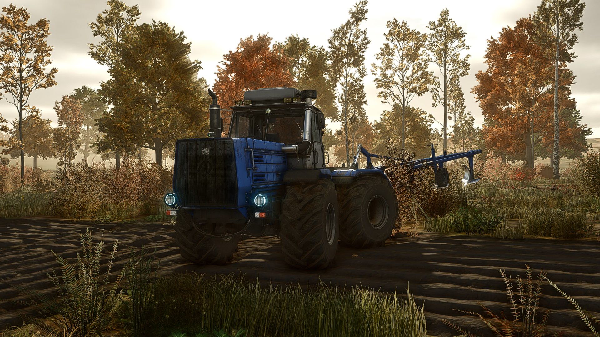 Пахота т-150к Пску5