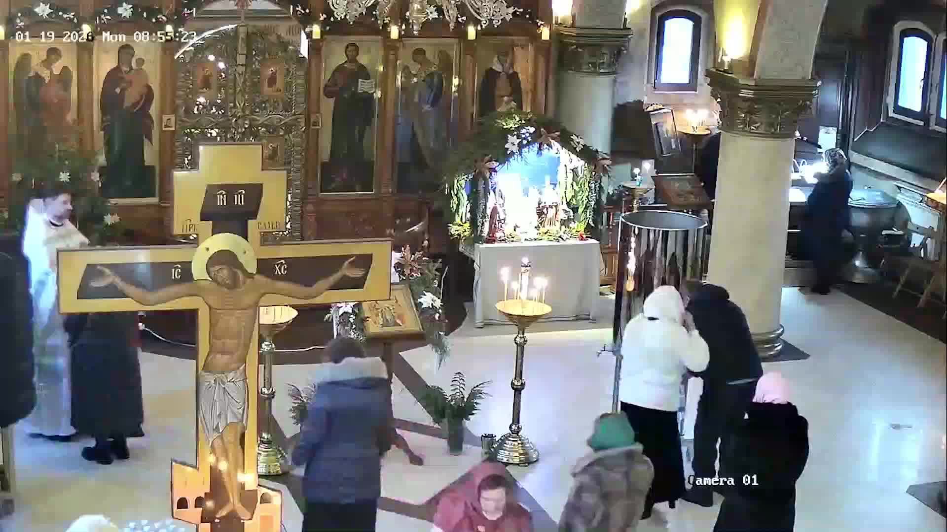 Божественная литургия. 19.01.2026г. 9.00 смотреть онлайн