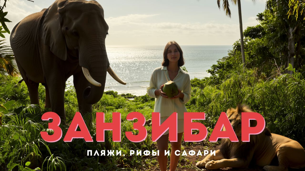 Чем заняться на Занзибаре: пляжи Нунгви, сафари и рифовые атоллы смотреть онлайн