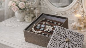Прелесть из картонной коробки, Шкатулка для украшений своими руками