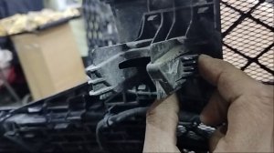 снятие и ремонт переднего бампера VW tavendor 2024гв