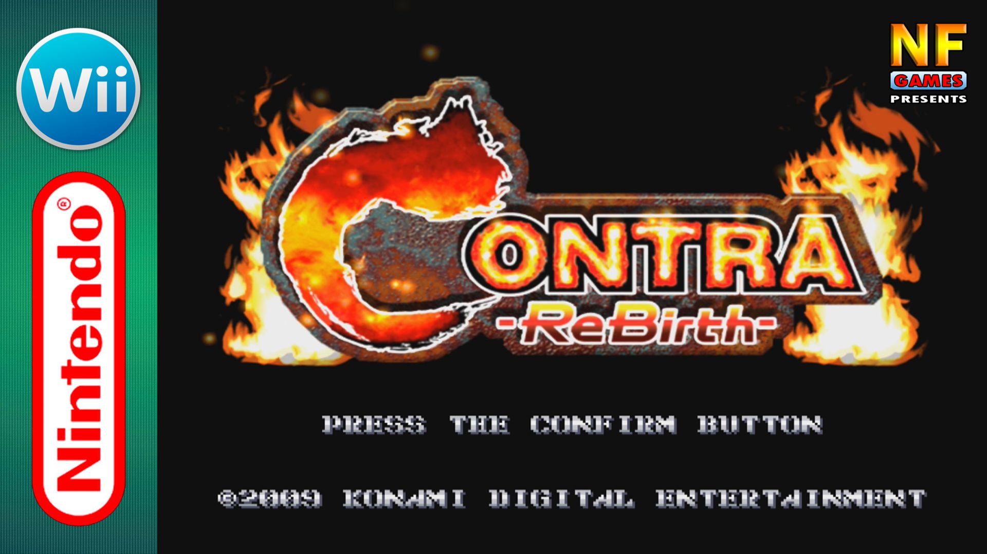 Contra ReBirth. Normal Mode. Wii [No Damage Walkthrough] - WiiWare | Nintendo Wii | Wii Games