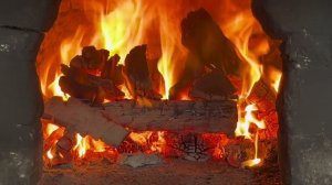 Камин / Русская печь / Треск дров