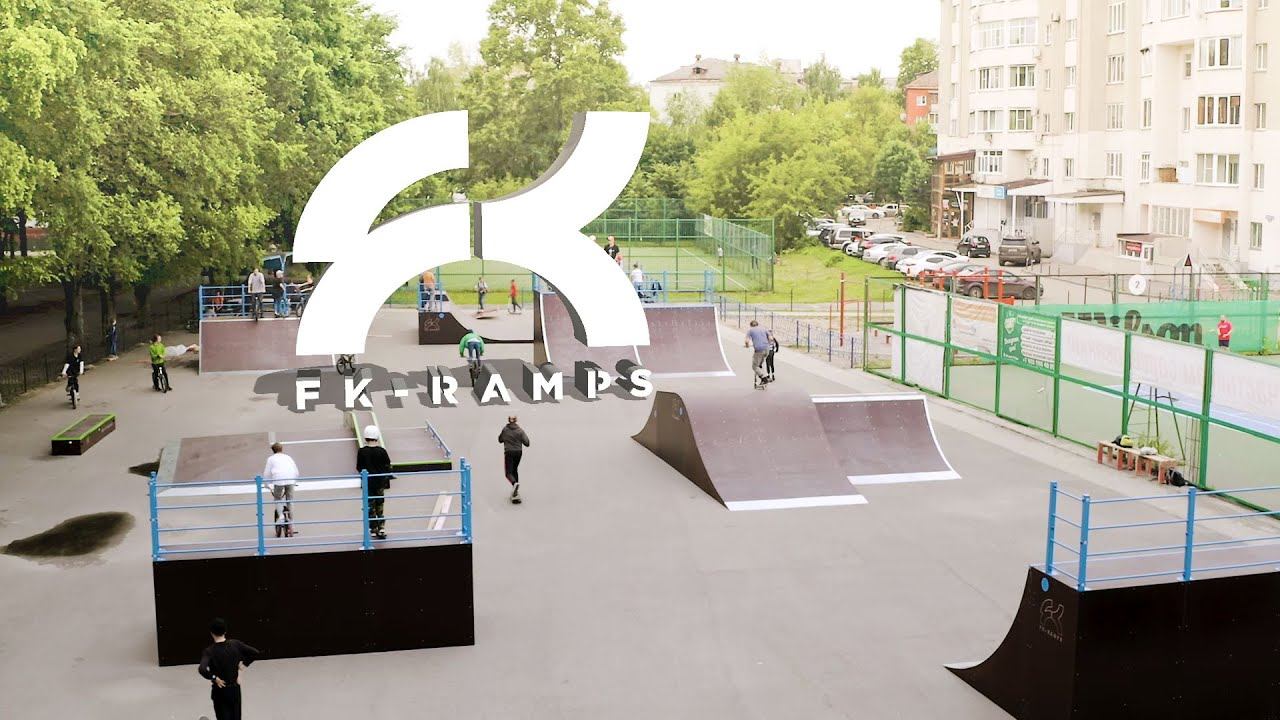 Скейт парк #FKramps в Твери | Modular Skatepark In Tver