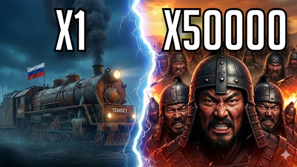 БРОНЕПОЕЗД против 50.000 МОНГОЛОВ: Кто победит?