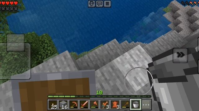 играю в Minecraft, с медной бронëй.