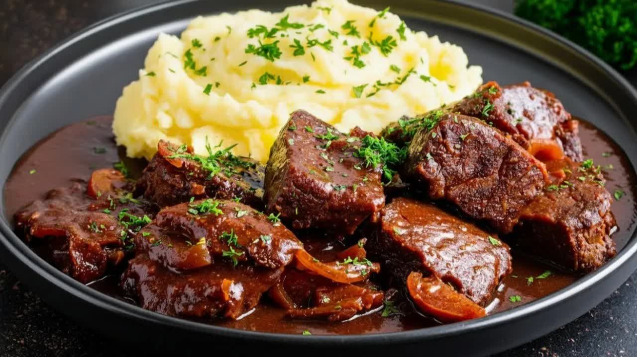 ЭТО МЯСО ПРОСТО ТАЕТ ВО РТУ! ВКУСНЕЙШАЯ томленая говядина. Мясо по-кремлёвски.eo_1 смотреть онлайн