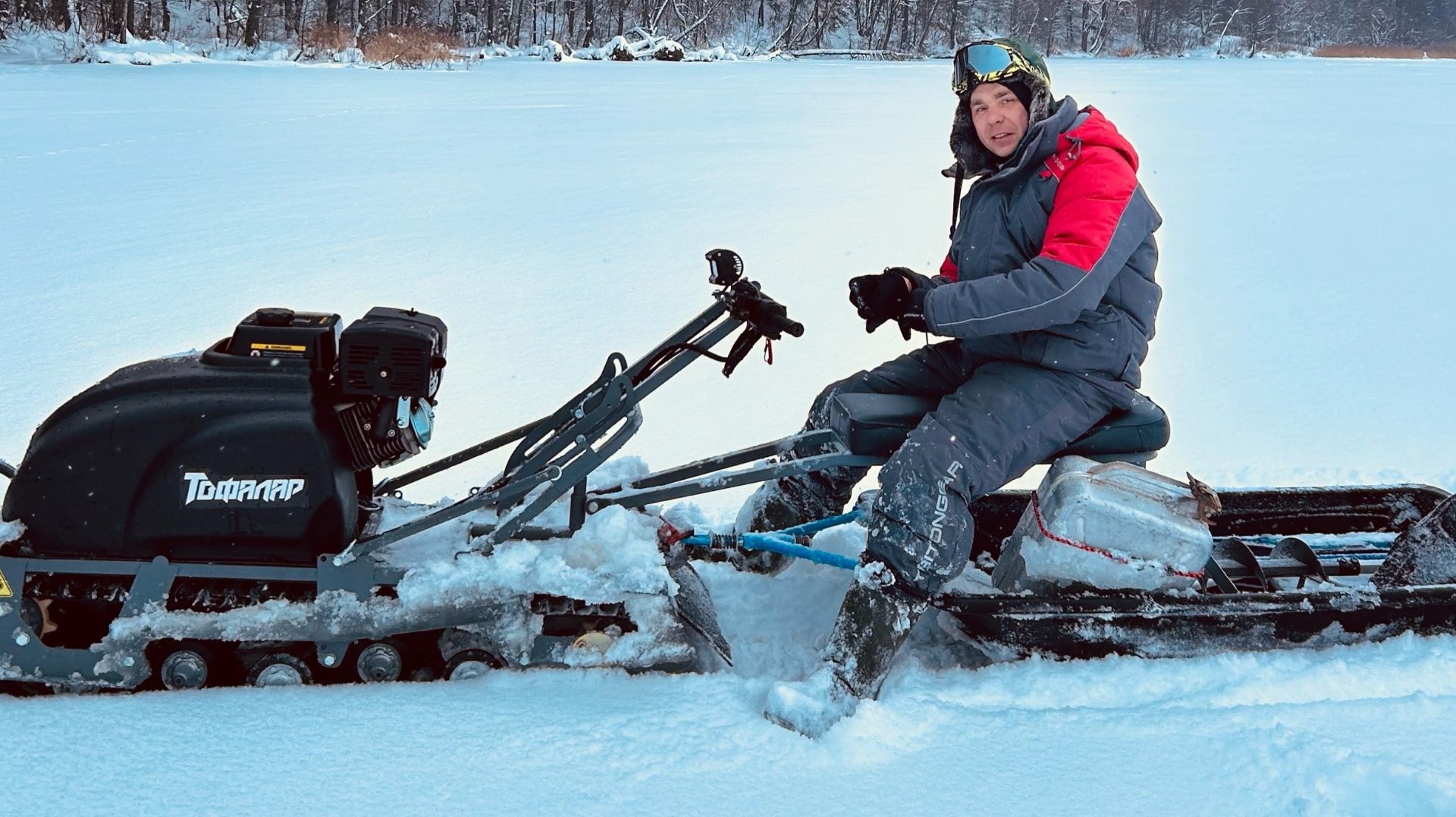 ТЕСТ ДРАЙВ МОТОСОБАКИ ДЛЯ РЫБАЛКИ! ПЕРВЫЕ ИСПЫТАНИЯ МОТОБУКСИРОВЩИКА тофалар 500 смотреть онлайн