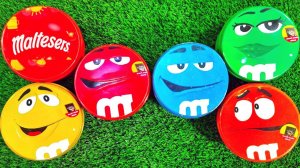 Мультики для детей. Яркие конфетки в 6 коробочках Эмэндемс и Скитлес. Яркие Мультики для малышей