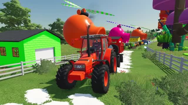 МУЛЬТИКИ про ТРАКТОР: на ФЕРМЕ кипит работа — смотри, как всё устроено! смотреть онлайн