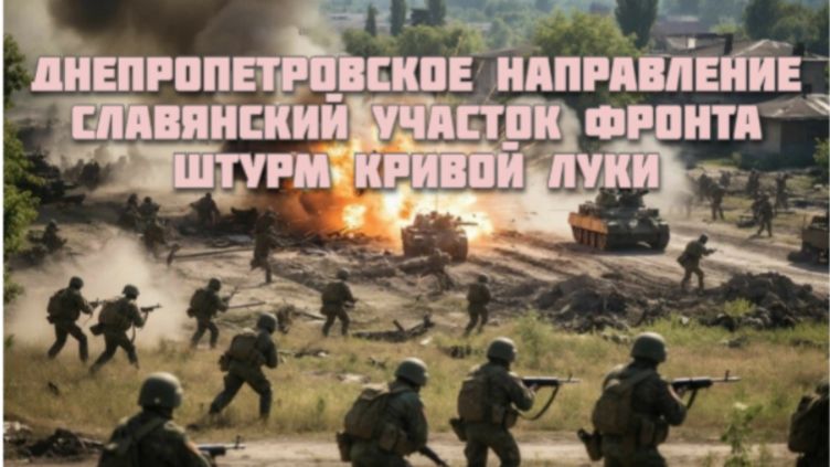 Новости СВО Сегодня-Днепропетровское направление Славянский участок фронта   Штурм Кривой Луки