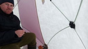 Зимняя рыбалка в палатке. НАХЛОБУЧИЛ ЕЛЬЦОВ НА ПЕНСИОНЕРСКУЮ ПРИМАНКУ!