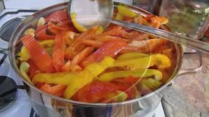 Очень Вкусное Лечо, Даже Из Зеленых Болгарских Перцев и Томатов. Быстрая Заготовка на Зиму .